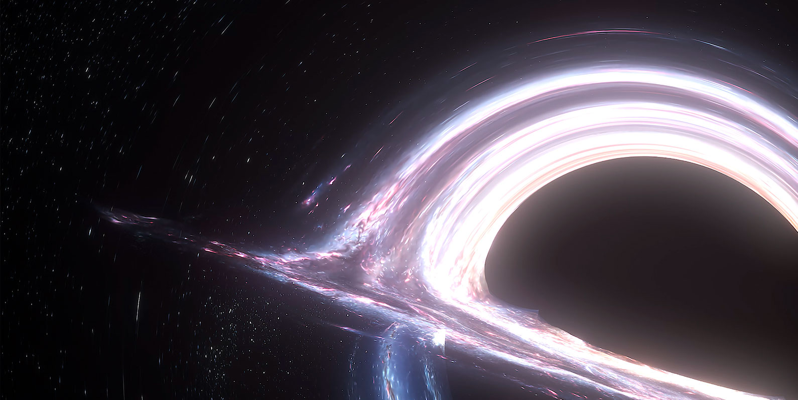 Astrônomos avistaram pela primeira vez raios-x atrás de um buraco negro supermassivo