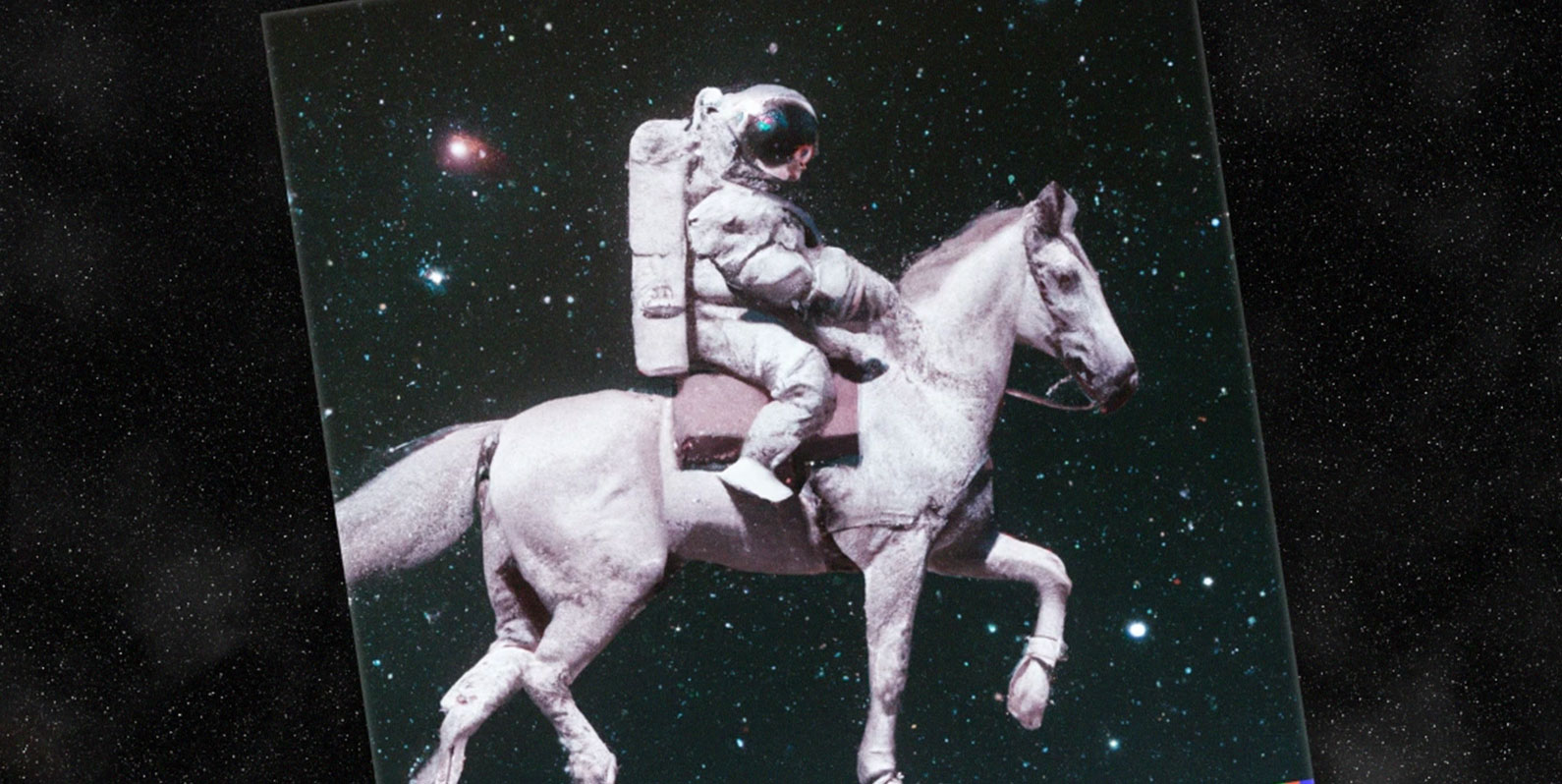Este astronauta a cavalo é um marco para a Inteligência Artificial em sua jornada pela compreensão do mundo