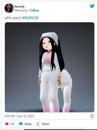 roupa feminina do roblox