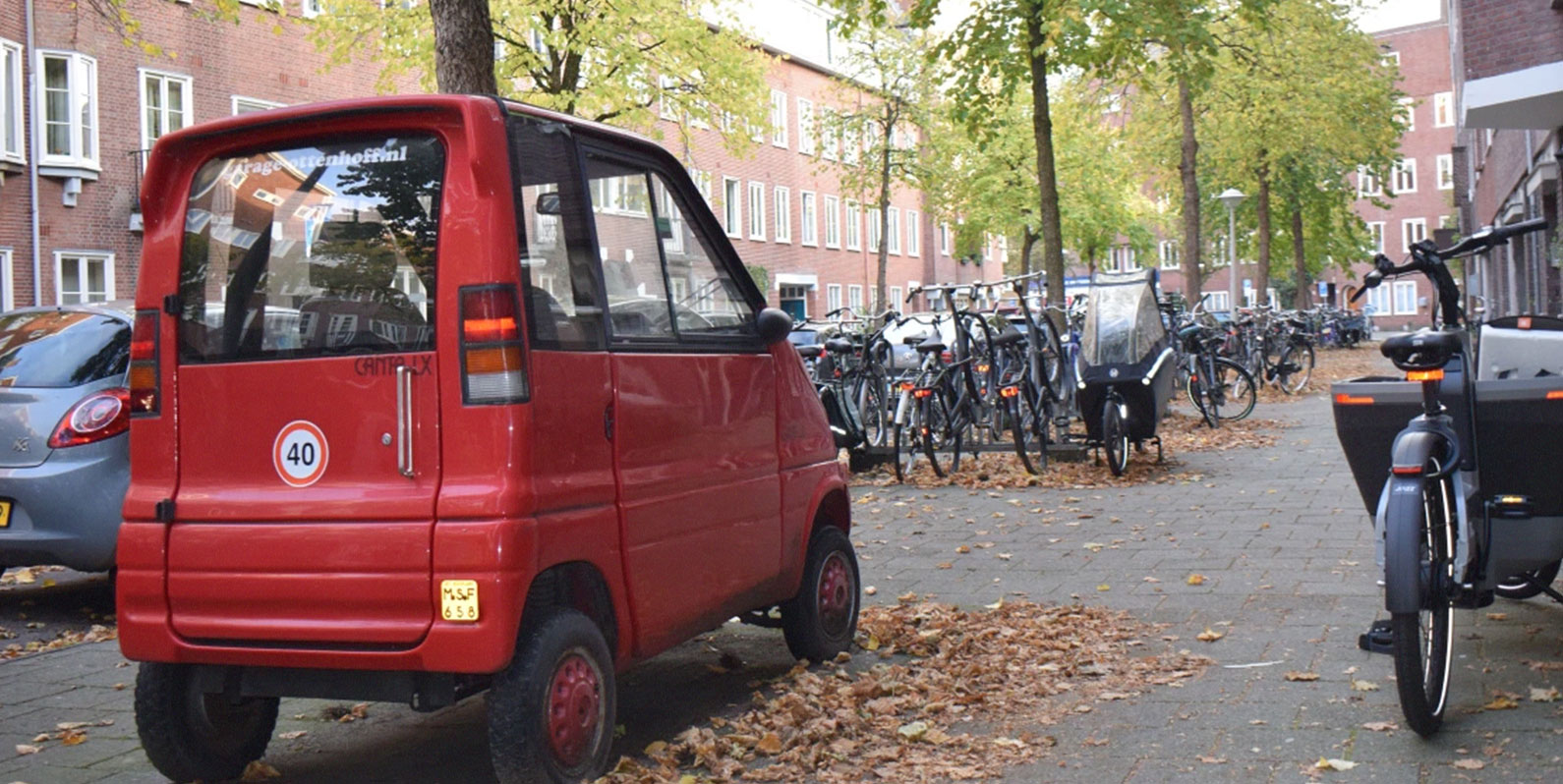 Este minúsculo veículo holandês para pessoas com deficiência está ganhando terreno