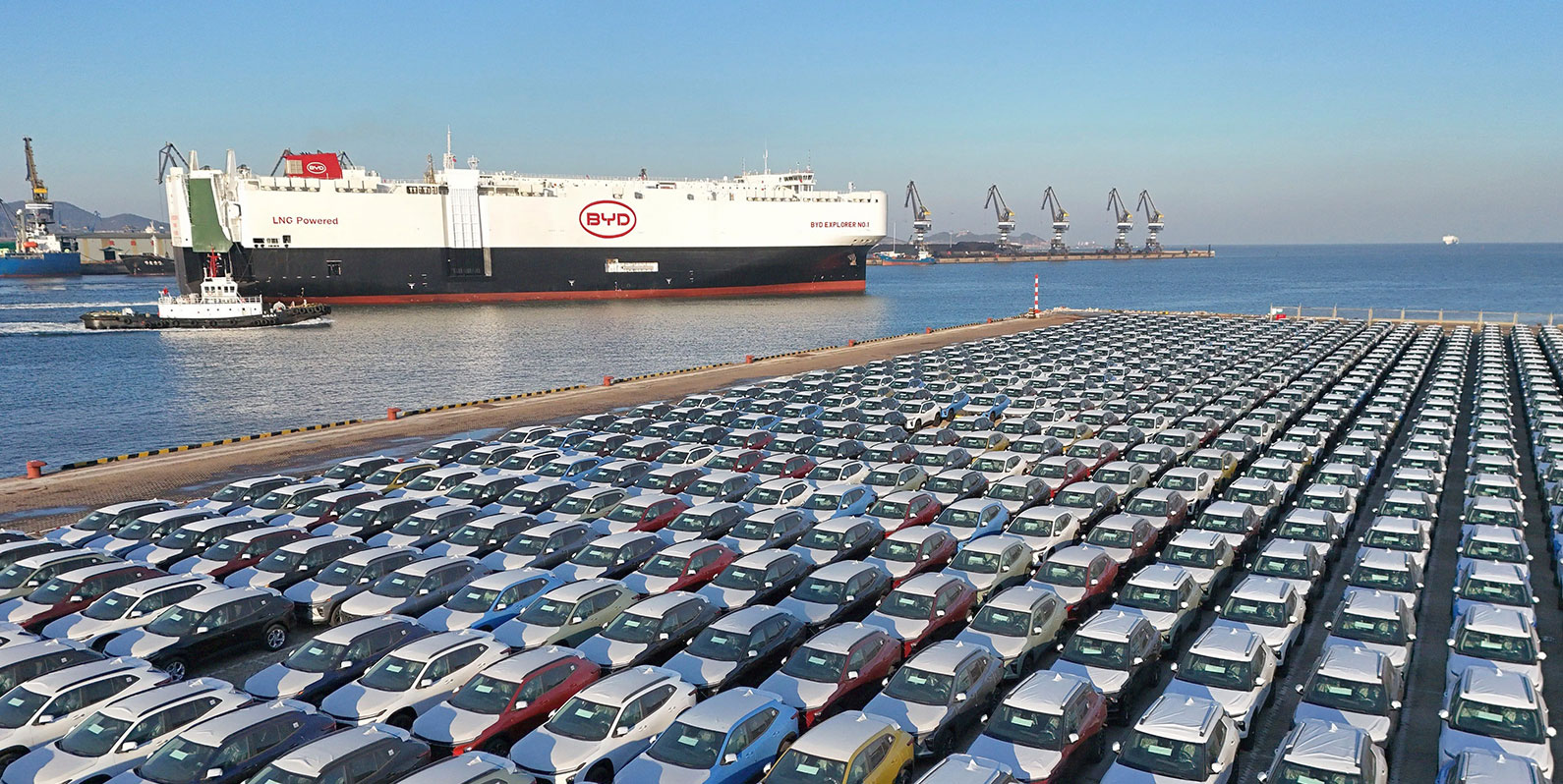 Por que a maior fabricante de veículos elétricos do mundo está entrando no transporte marítimo
