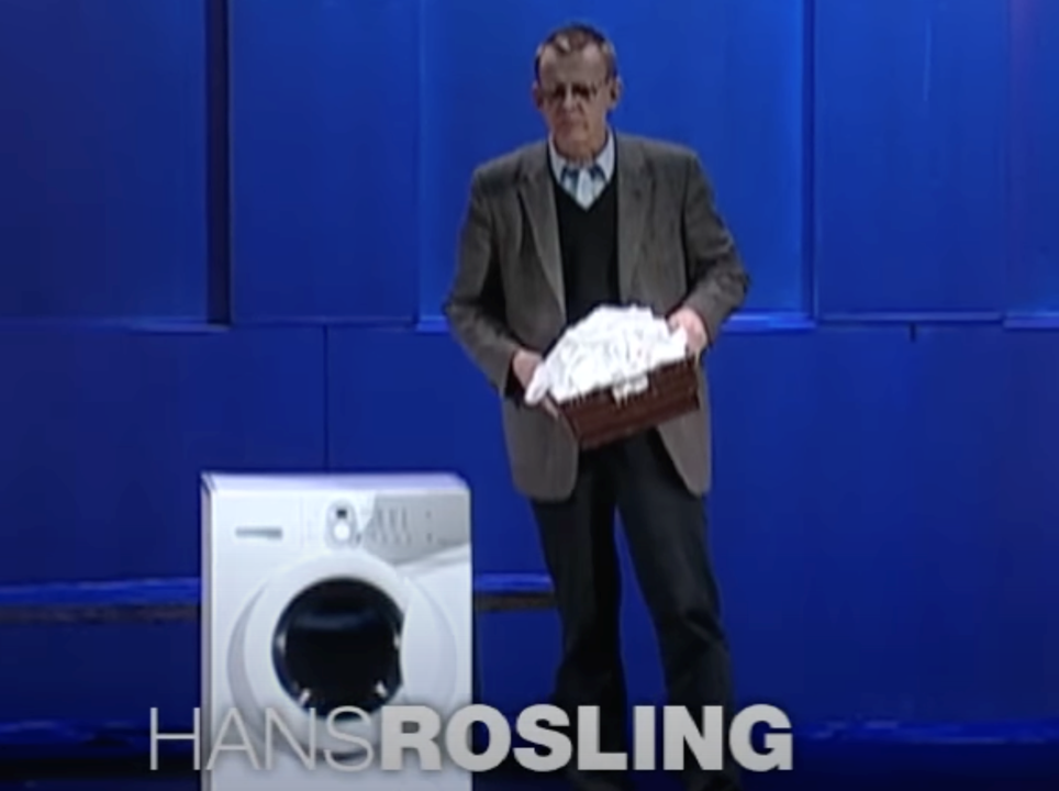 Hans Rosling no palco