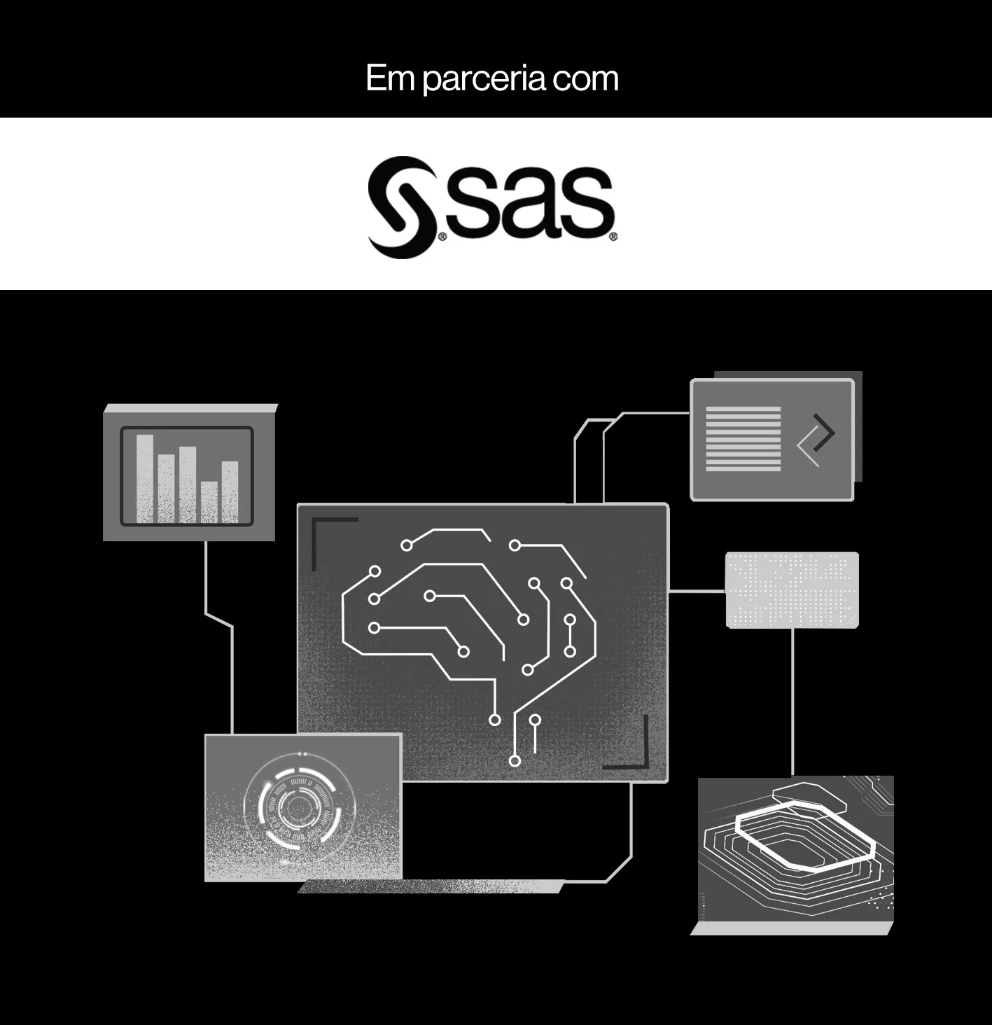 Capa do subtópico Data decisioning por SAS