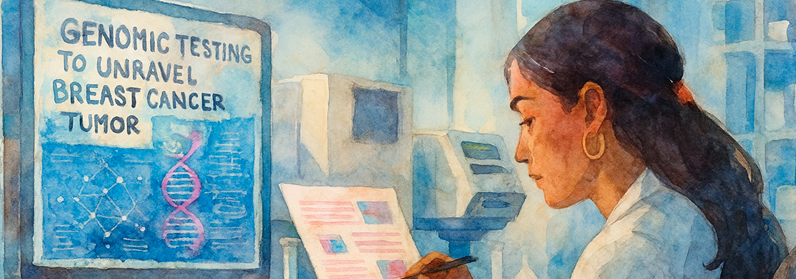 Teste genômico para desvendar o tumor de mama