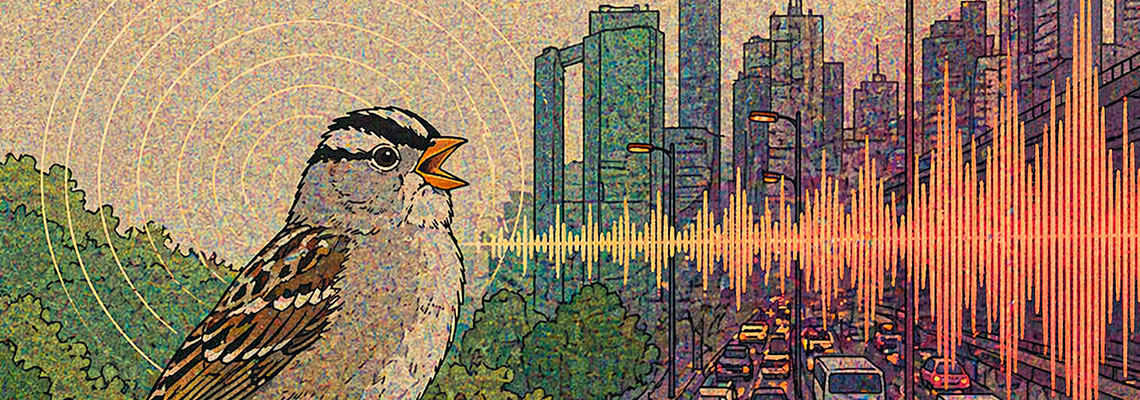 Nosso barulho está machucando os animais. Será que conseguimos ficar quietos?