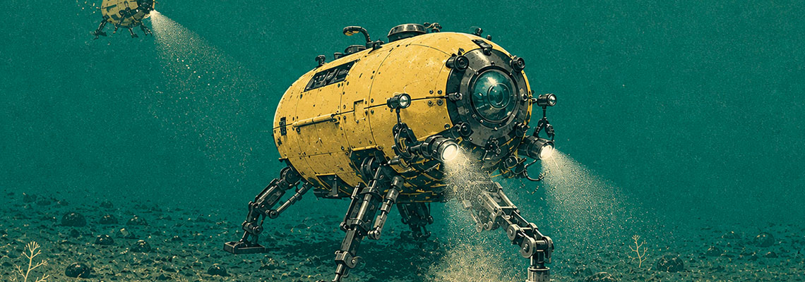 Submersíveis baratos podem impulsionar ciência e mineração no fundo do mar