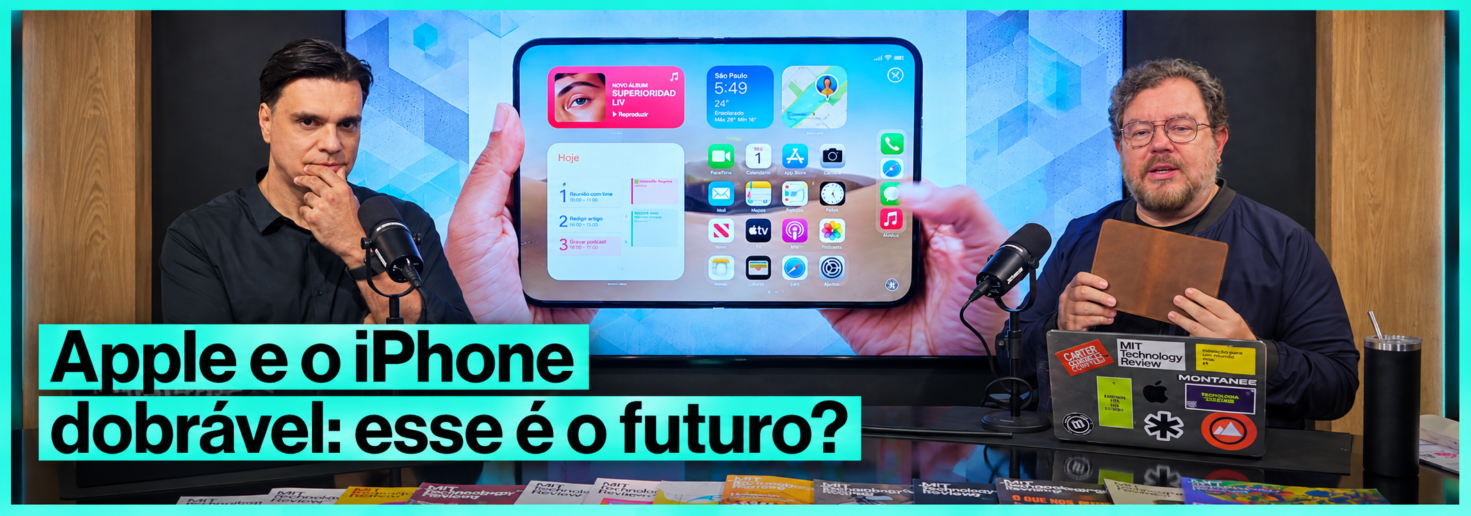 Apple e o iPhone dobrável: nós avaliamos. 