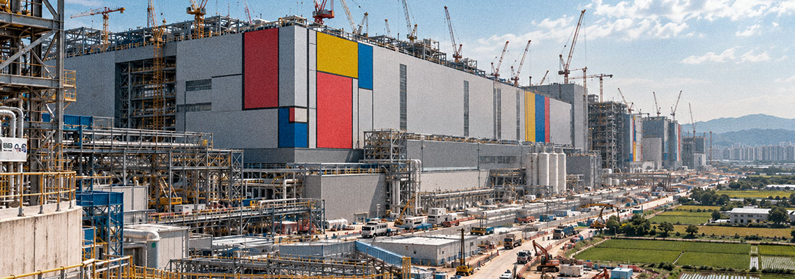 Uma visita ao novo e gigantesco polo de semicondutores da Samsung